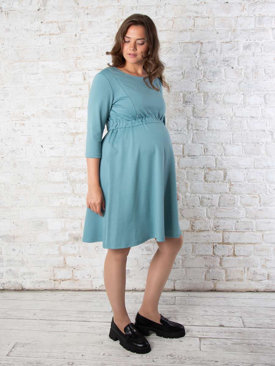 Платье для беременных и кормления  Флораль М