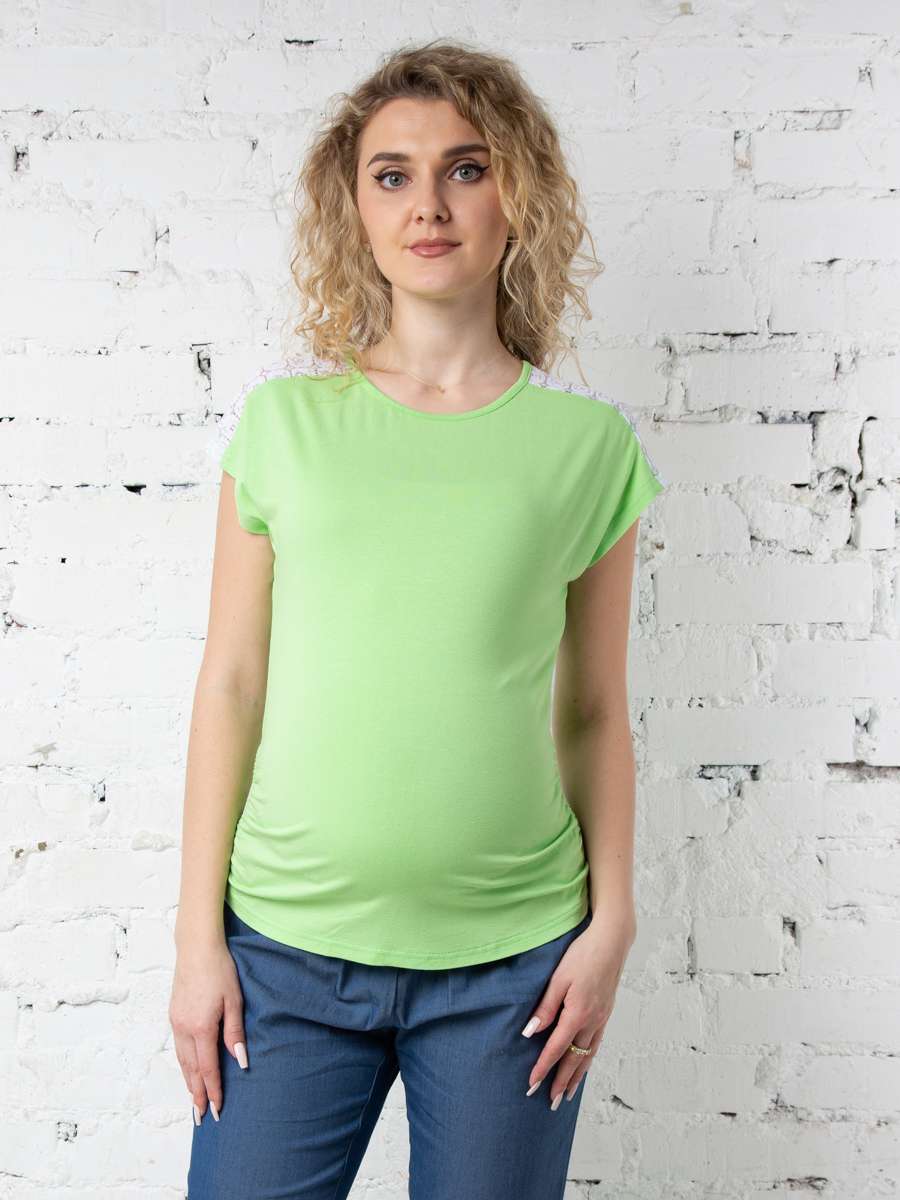 Блуза с кружевом для беременных Сандра