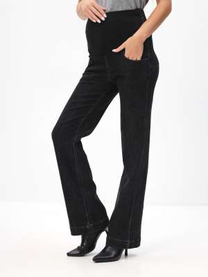 Джинсы для беременных прямые