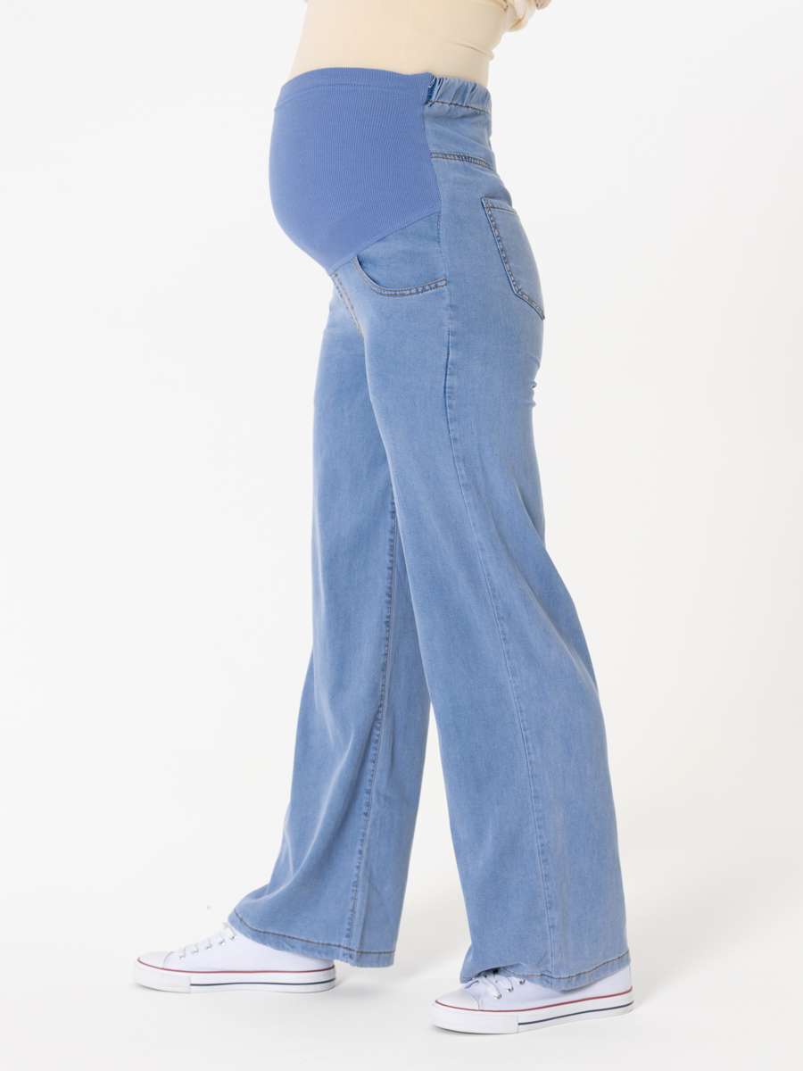 Джинсы для беременных облегченные прямые