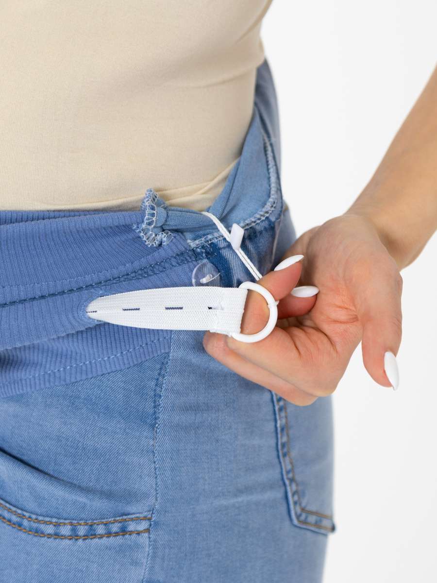 Джинсы для беременных облегченные прямые