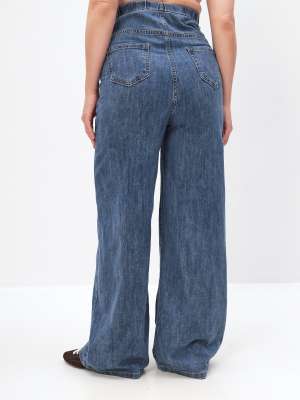 Джинсы для беременных прямые