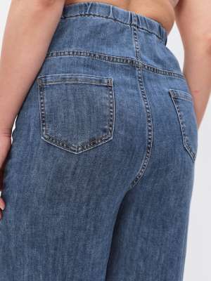 Джинсы для беременных прямые