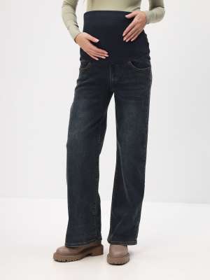 Брюки (Джинсы) для беременных утепленные  клеш