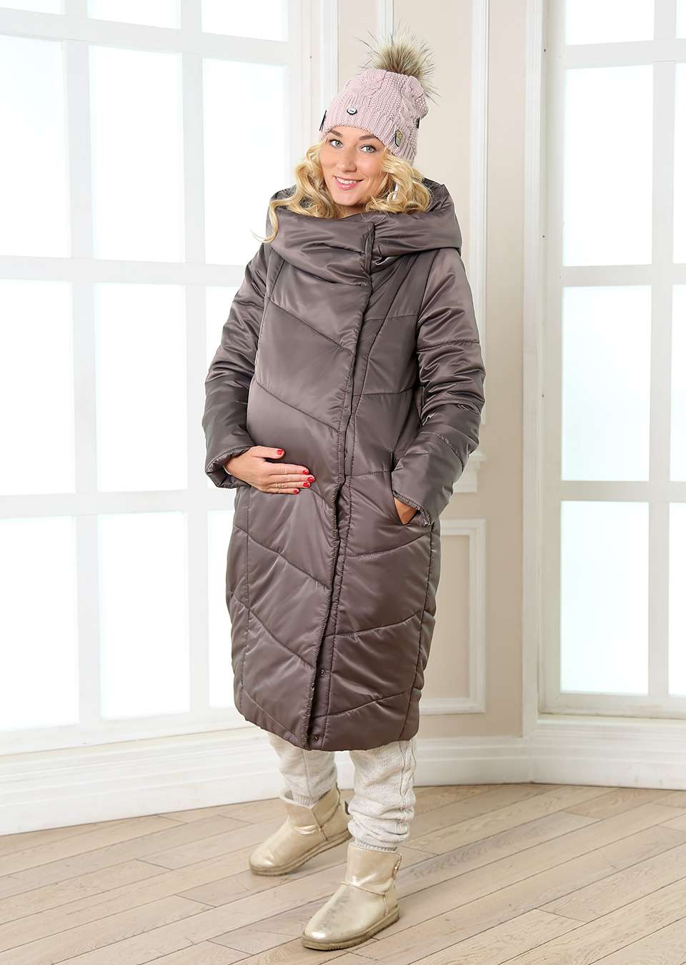Пальто для беременных Мона