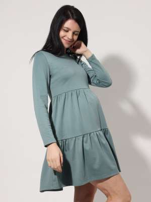 Платье для беременных с воланами