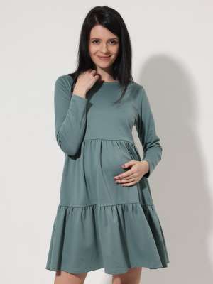 Платье для беременных с воланами