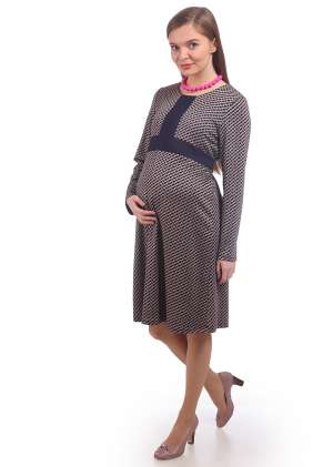 Платье расклешенное для беременных