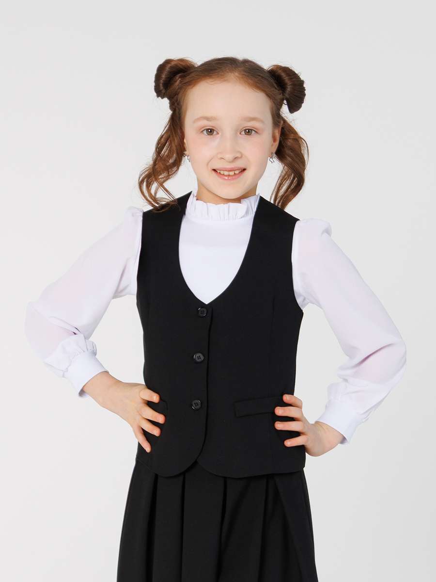 Жилет школьный для девочки Лина