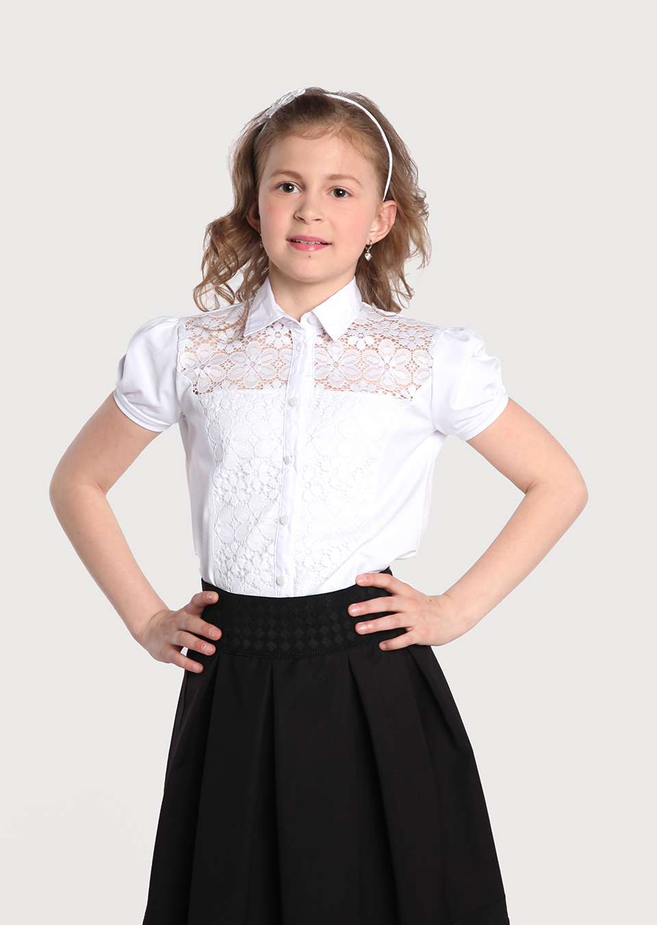 Блузка школьная для девочек  Илона