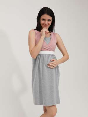 Платье домашнее для беременных для кормления