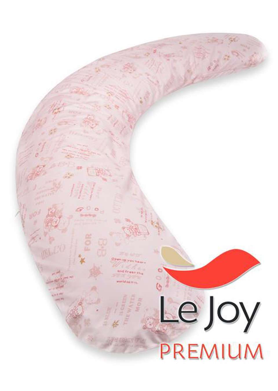 Подушка для кормления 190см Розовые мишки
